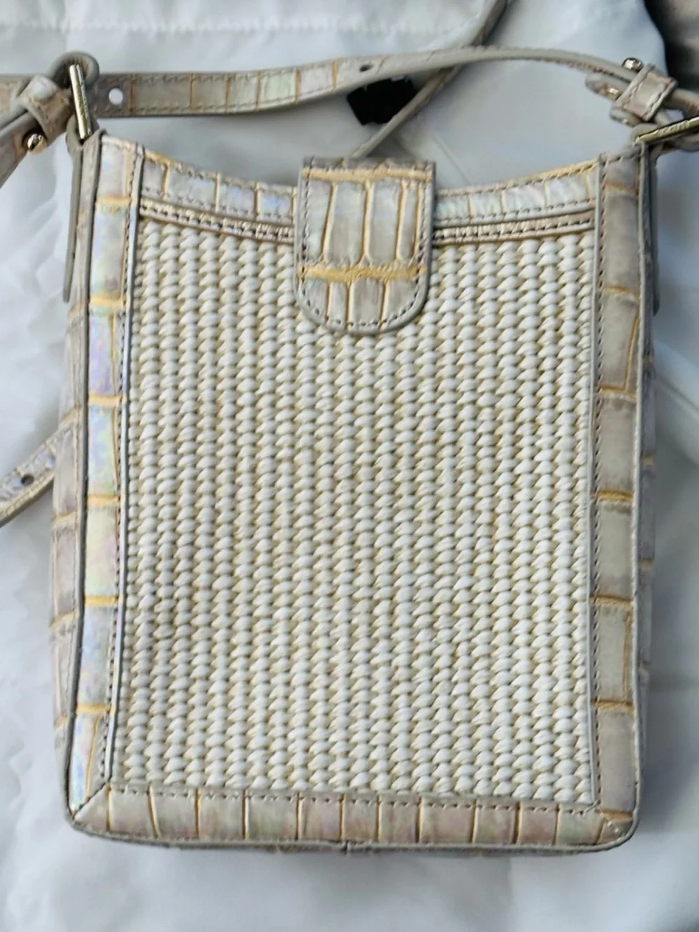 Brahmin Marley crossbody Tiramisu  NEW - Picture 6 of 8